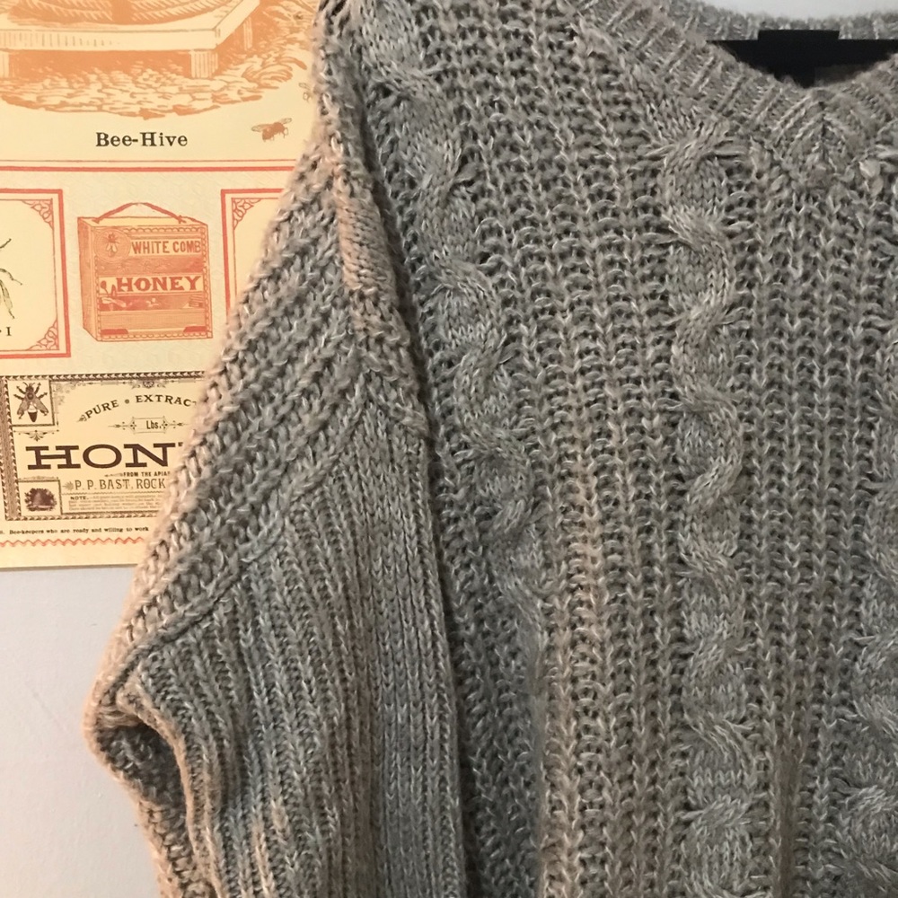 High low sweater